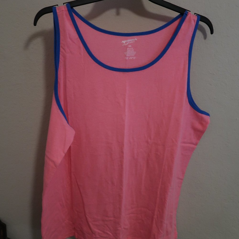 Arizona pink and blue tank top